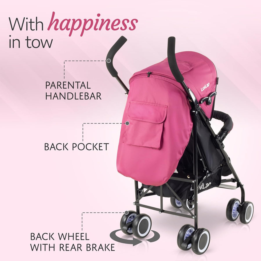 Buggy Baby Stroller Pink S5212 — image 3