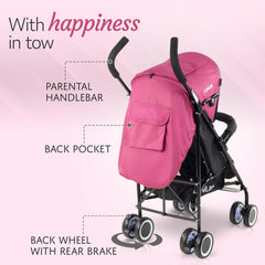 Buggy Baby Stroller Pink S5212 - Colorland Toys