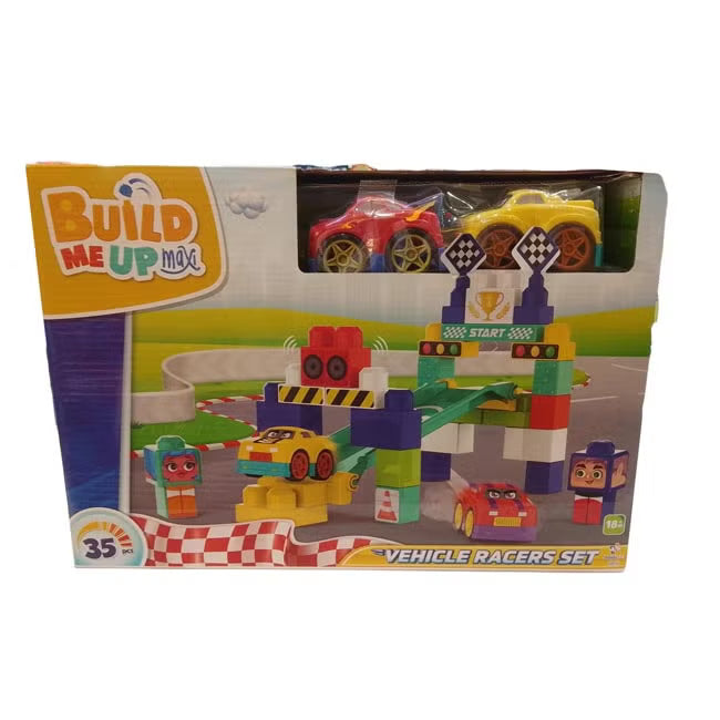 Build Me Up Maxi Vehicle Racers Set 35pcs 650153 — image 1