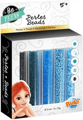 Buki Bead Tubes Blue PE002 - Colorland Toys
