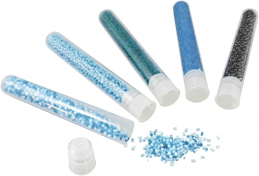 Buki Bead Tubes Blue PE002 - Colorland Toys