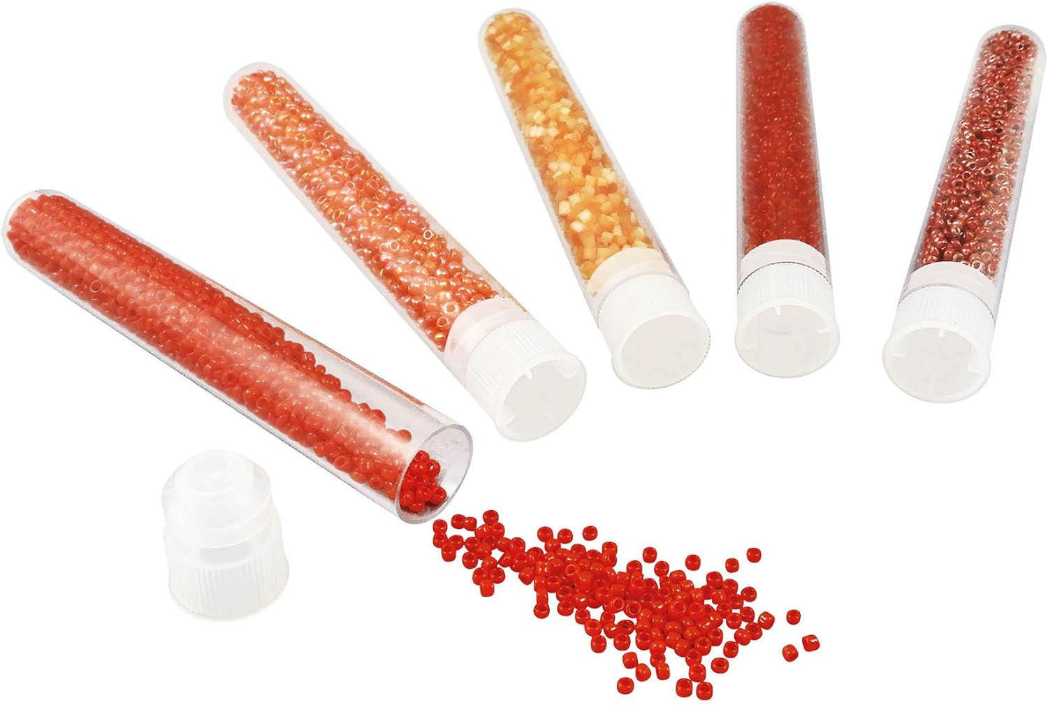 Buki Bead Tubes Red PE004 - Colorland Toys