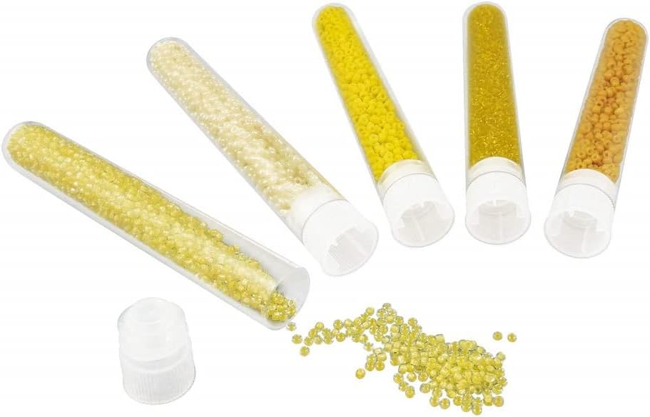 Buki Bead Tubes Yellow PE003 — image 3