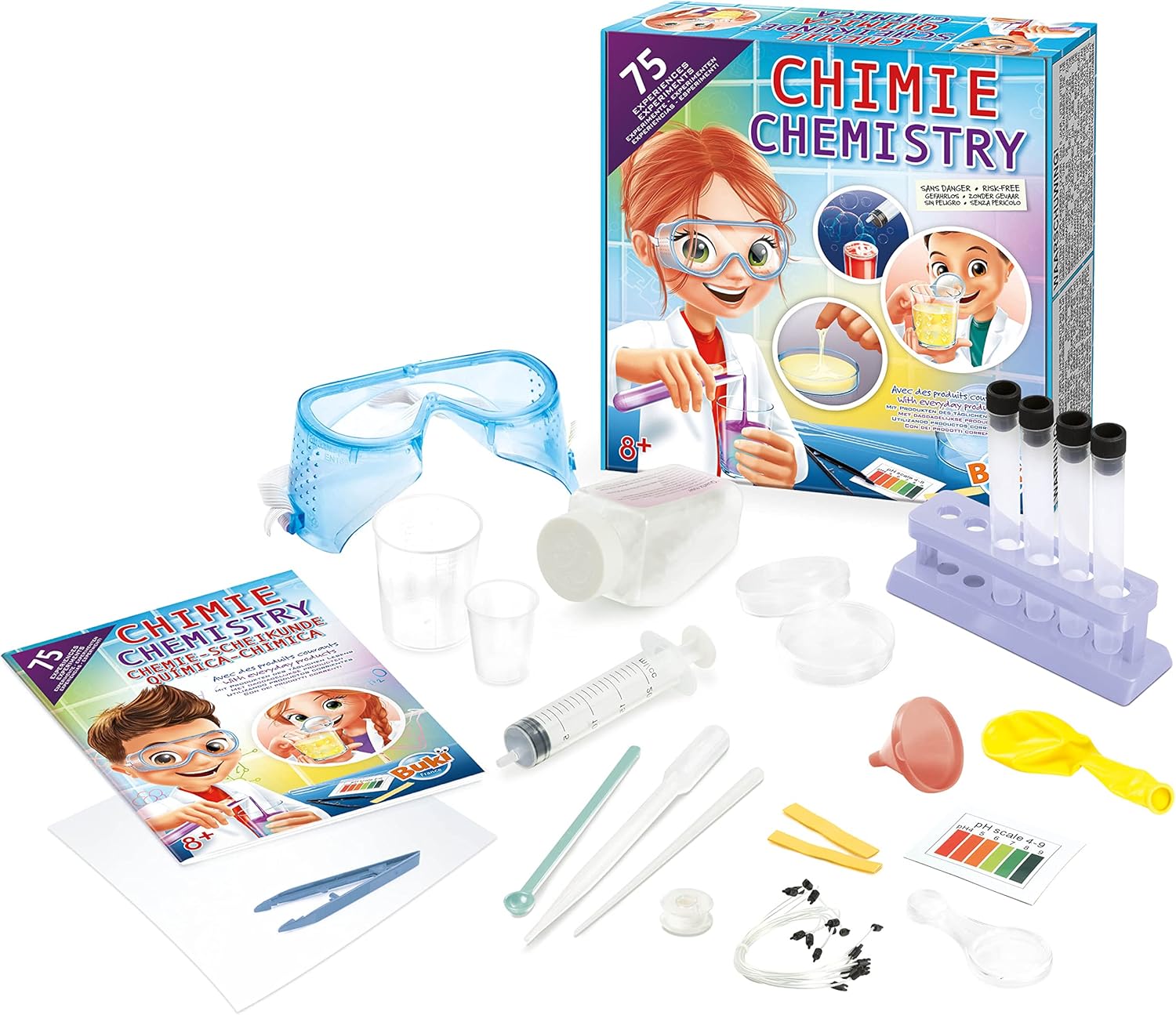Buki Chemistry 75 Experiments 8363EU - Colorland Toys