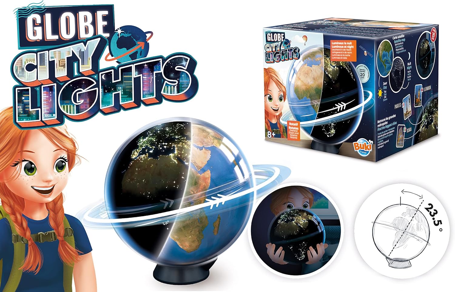 Buki Citylight Globe 7347 - Colorland Toys