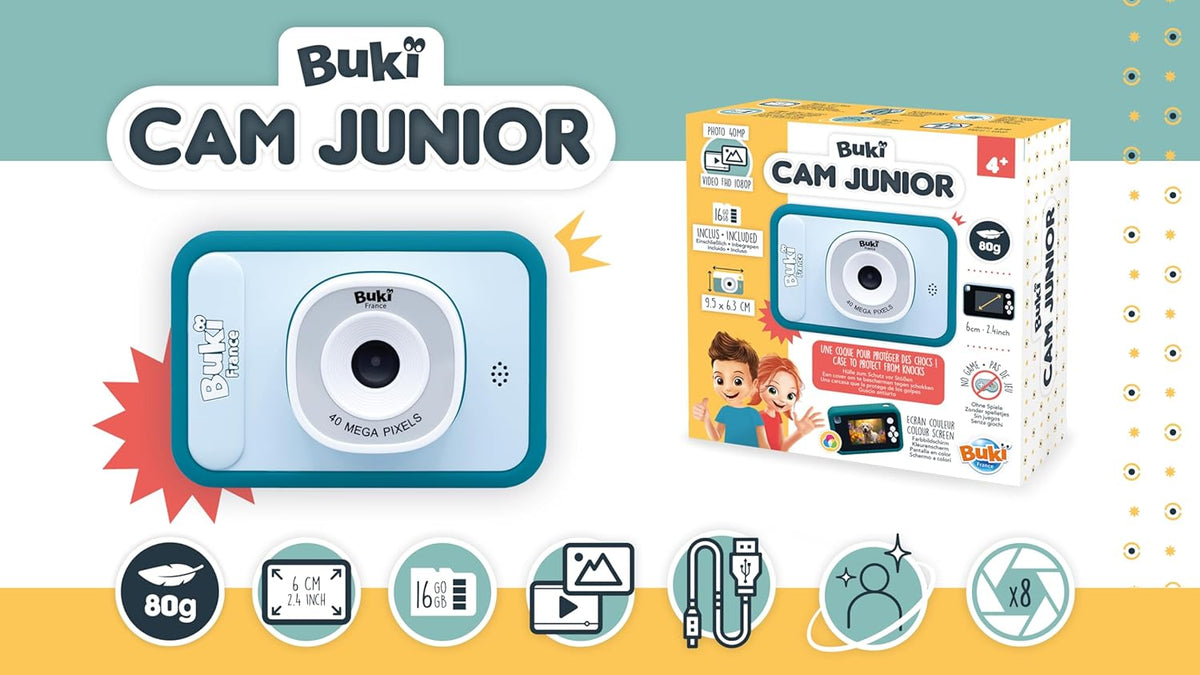 Buki France Kids Camera 40MP PV011 – 1080P Video — image 5