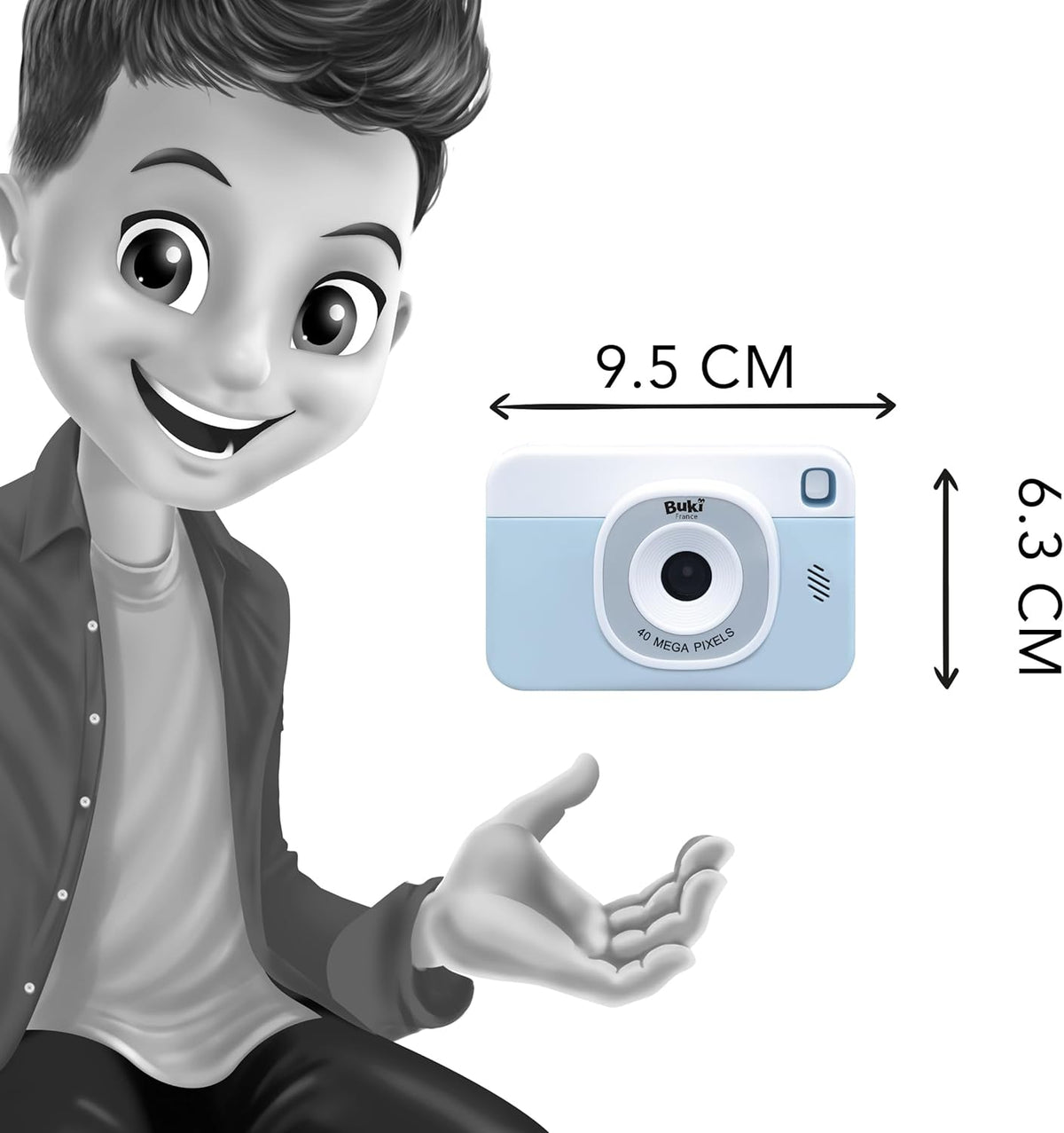 Buki France Kids Camera 40MP PV011 – 1080P Video — image 7
