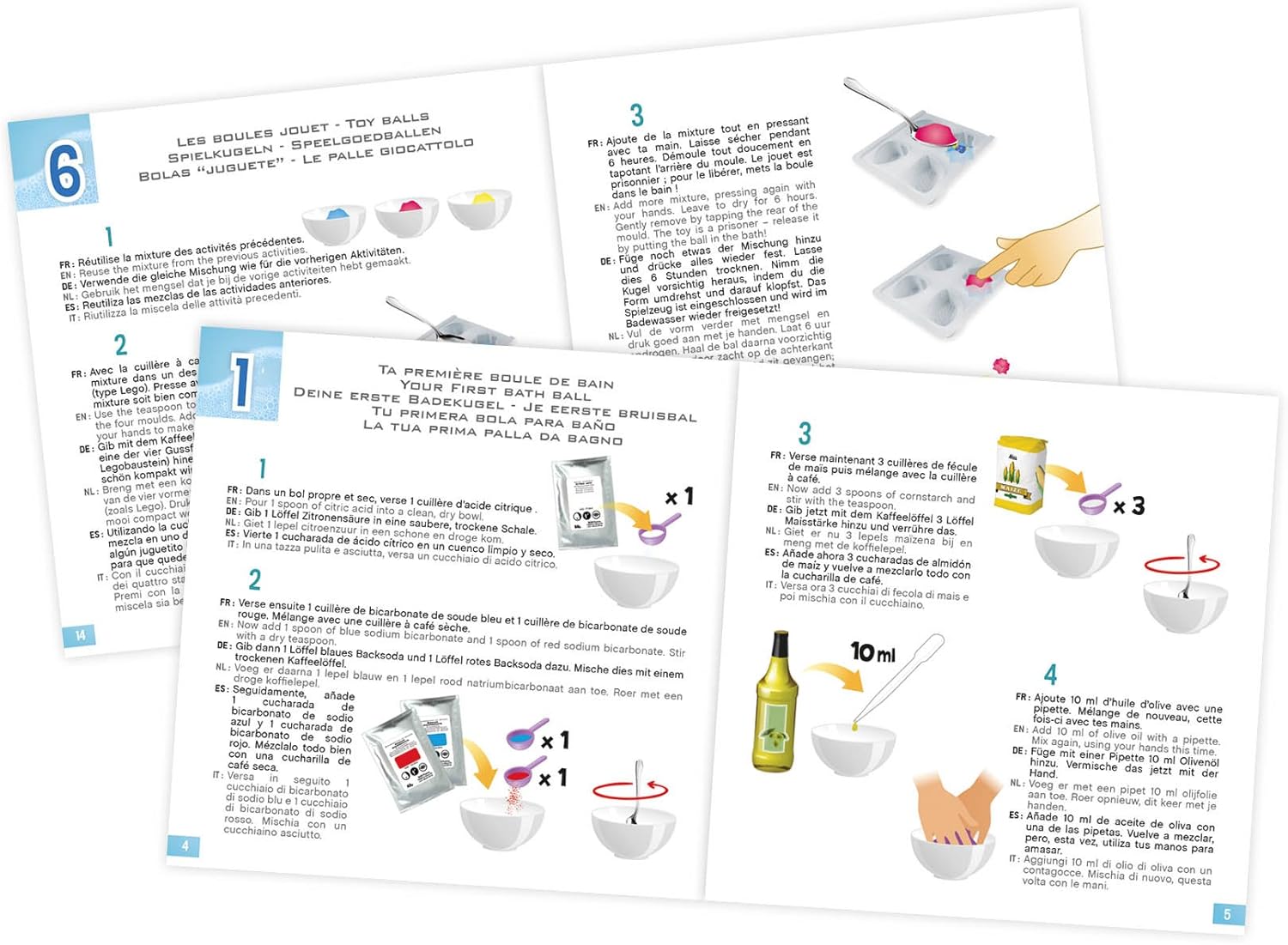 Buki Mini Lab Bath Balls 3010 - Colorland Toys