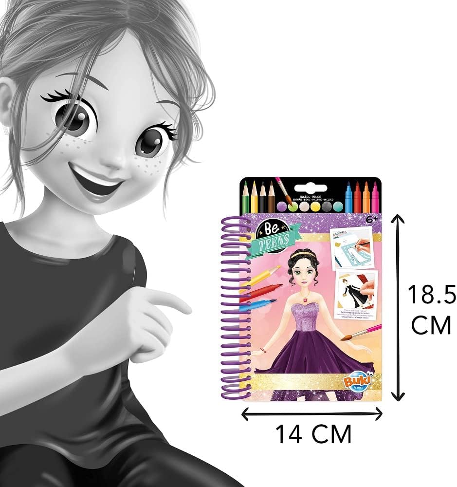 Buki Sketchbook – Evening Dresses CM102 - Colorland Toys