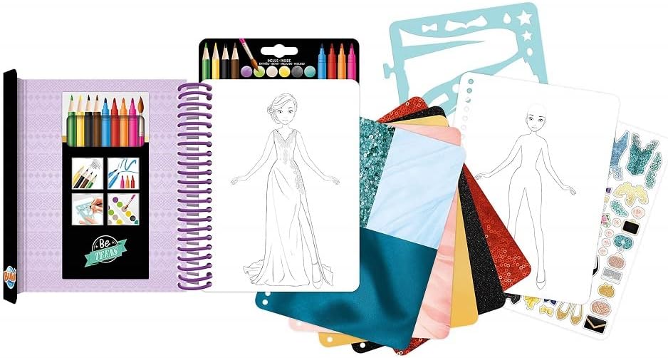 Buki Sketchbook – Evening Dresses CM102 - Colorland Toys