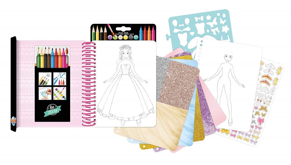 Buki Sketchbook – Princess Dresses CM101 - Colorland Toys