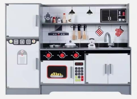 B&W Refrigerator Kitchen MSN22006 - Colorland Toys