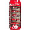 Hot Wheels Basic Car Mattel 80th 5-Pack JGK08