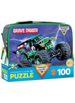 Eurographics Puzzle 100-Pcs In Lunch Bag - Monster Jam Grave Digger 9100-5938