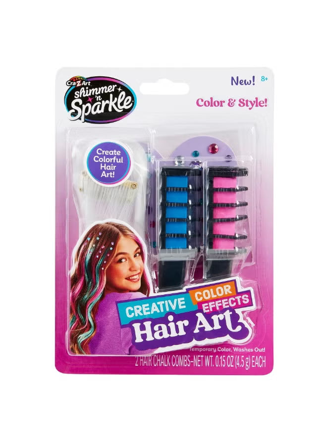 Shimmer 'n Sparkle Color Effects Hair Art Pegged SNS-69564 - Colorland Toys