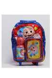 Cocomelon Junior 3 In 1 Trolley Bag 14-Inch FKR02463