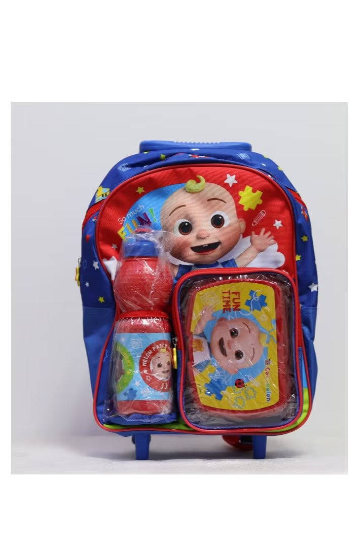 Cocomelon Junior 3 In 1 Trolley Bag 14-Inch FKR02463 — image 3