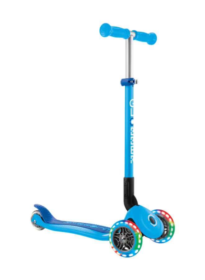 Globber Primo Foldable Lights Scooter - Navy Blue 432-100-3 — image 1