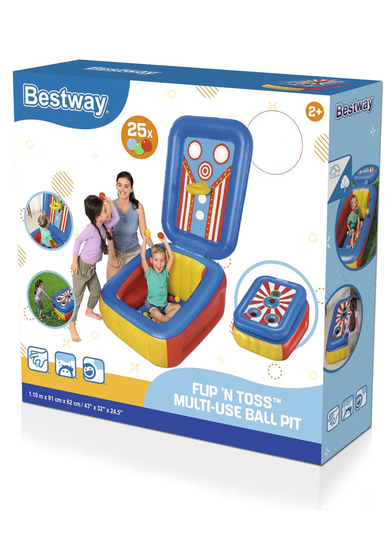 Bestway Flip N Toss Ball Pit 110cm x 81cm x 62cm 52635