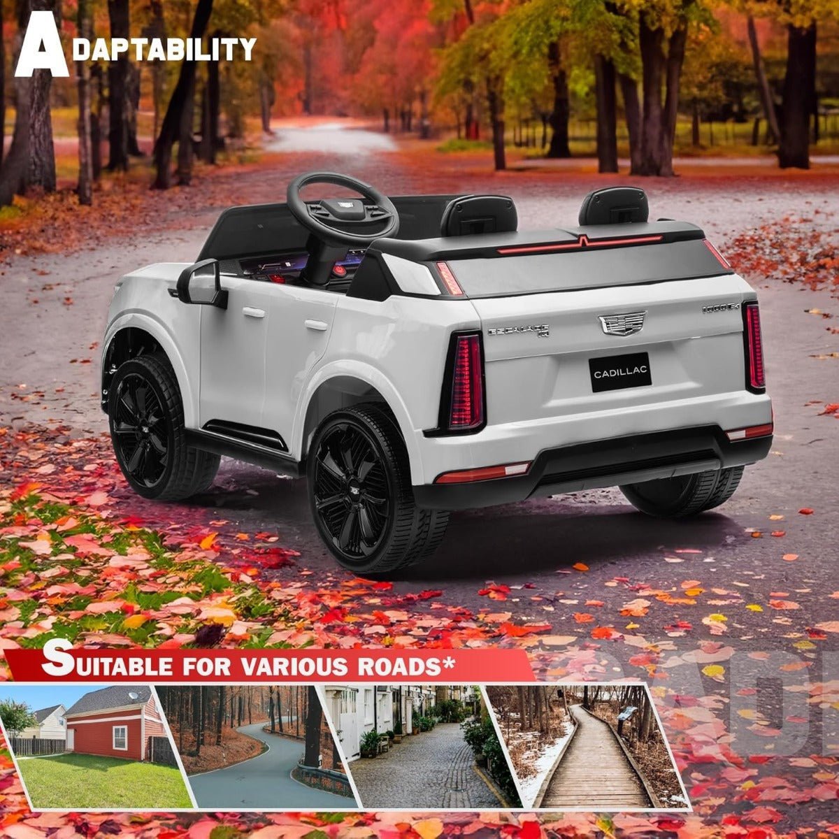 Cadillac Escalade Rideon Car White HL688 - Colorland Toys