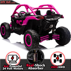Can - Am Maverick Turbo RR Truck 24V 7AH/4M Pink DKCA001/LB - 1000EL - Colorland Toys