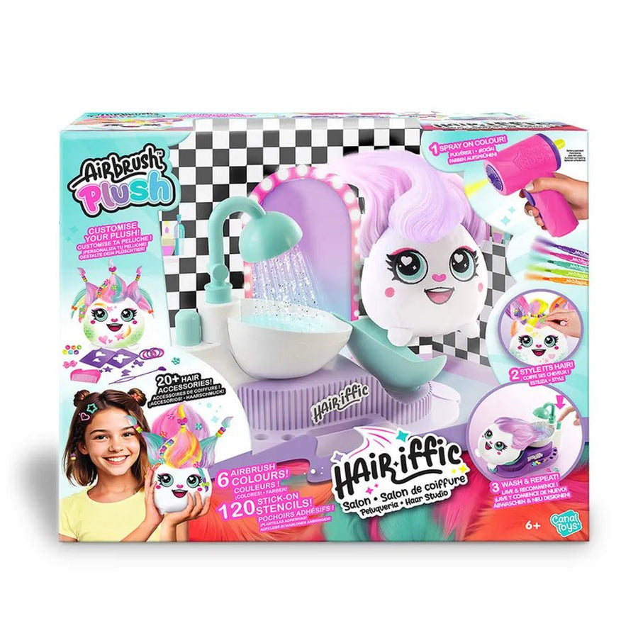 Canal Toys Airbrush Plush - Hair-iffic Hair Style Salon AIR044 — image 8