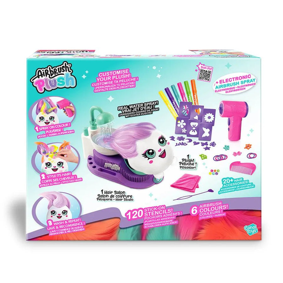 Canal Toys Airbrush Plush - Hair-iffic Hair Style Salon AIR044 — image 7