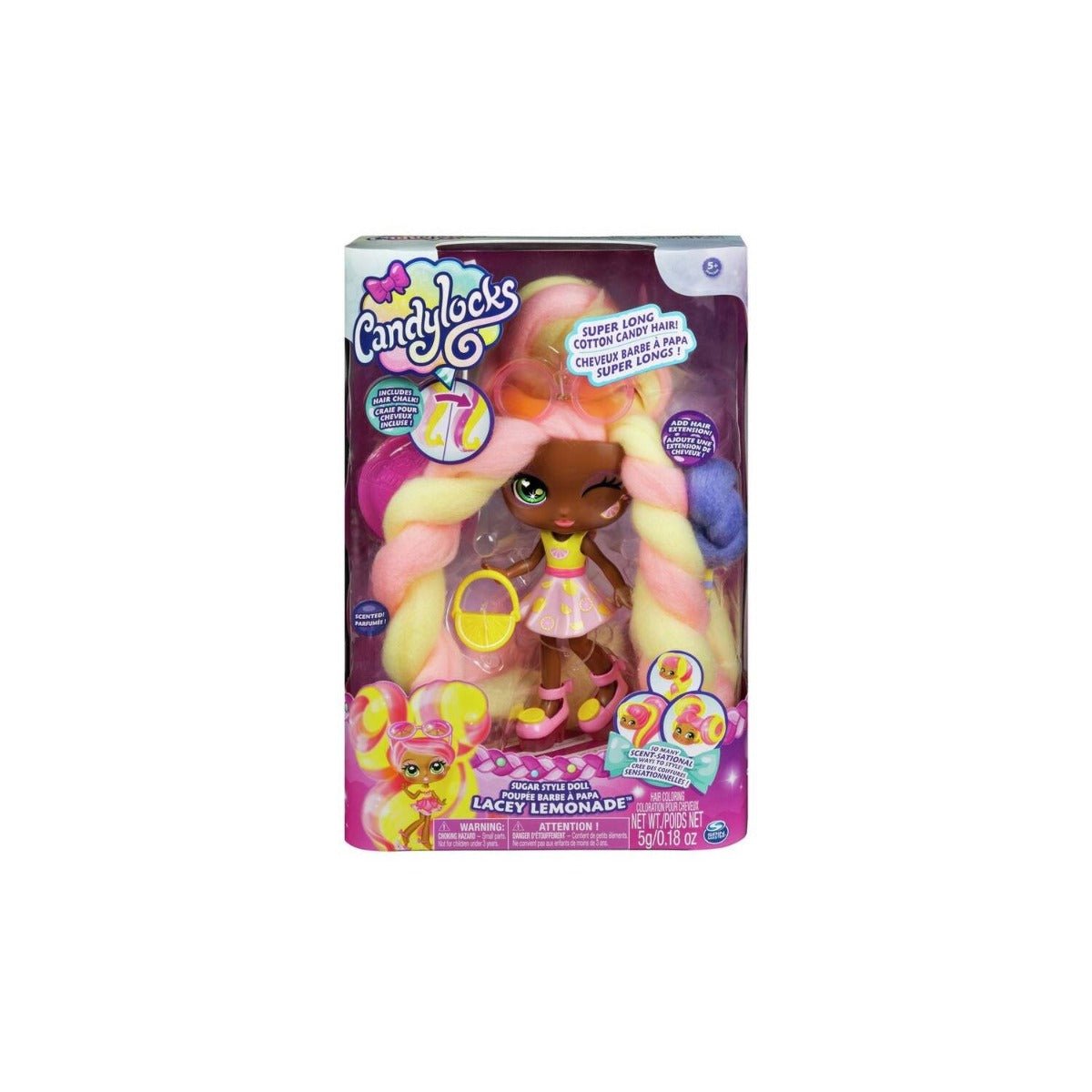 Candylocks Sugar Style Scented Deluxe Doll Lacey Lemonade — image 1