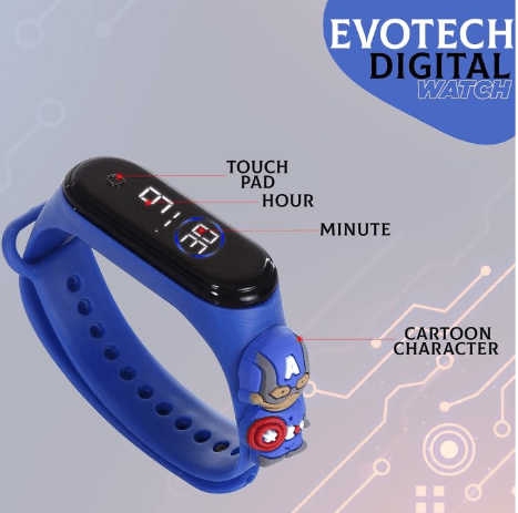 Captain America LED Smart Watch 1182 — image 3