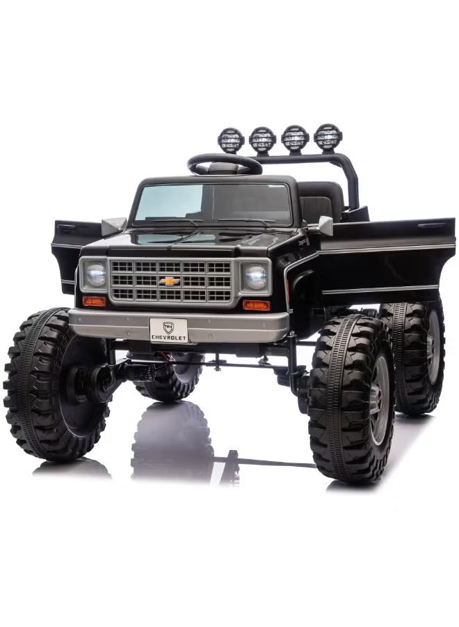 Chevrolet Cheyenne Pick Up 24V 4M Ride On Black TR2501