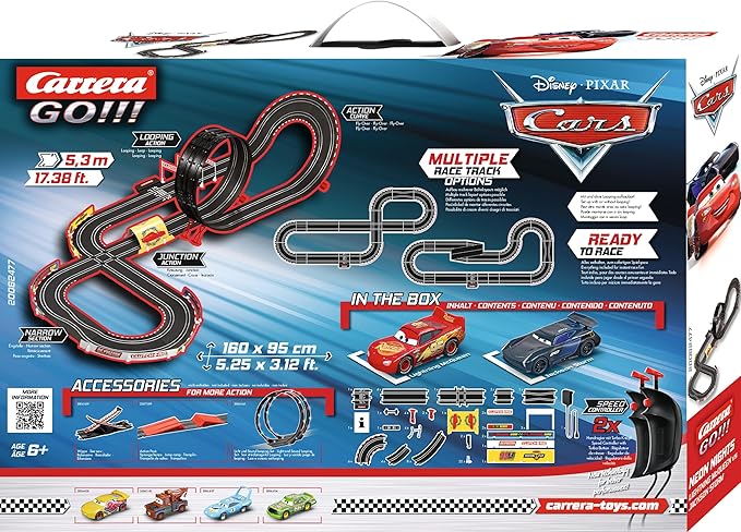 Carrera Go Disney Pixar Car Neon Nights - Colorland Toys