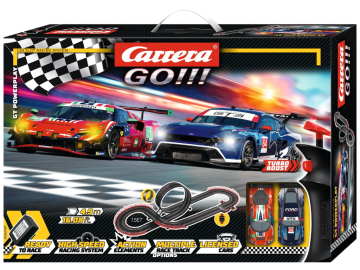 Carrera GO GT Powerplay Slot Car Racing Set 1:43 (4.9m Track) — image 1