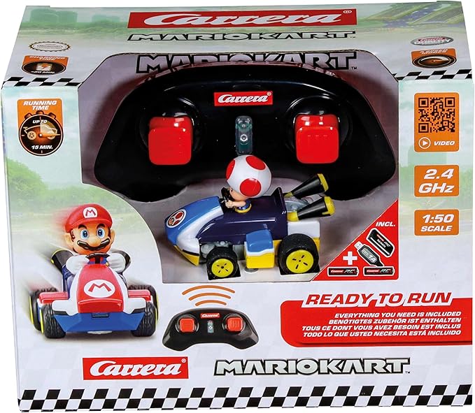 Carrera Mario Kart Mini RC Toad 430035U — image 1