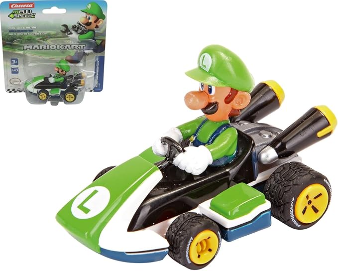 Carrera Pull N Speed Mario Kart 8 - Luigi Blister 18405 — image 2
