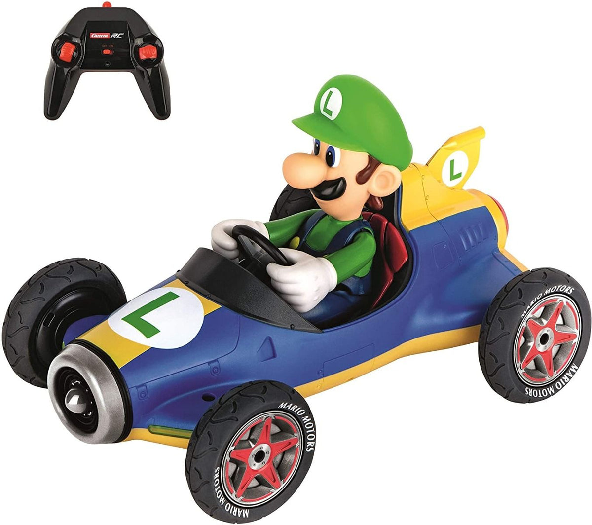 Carrera RC Mario Kart Luigi Mach 8 1-18 Scale 2.4 Ghz 181067 — image 1