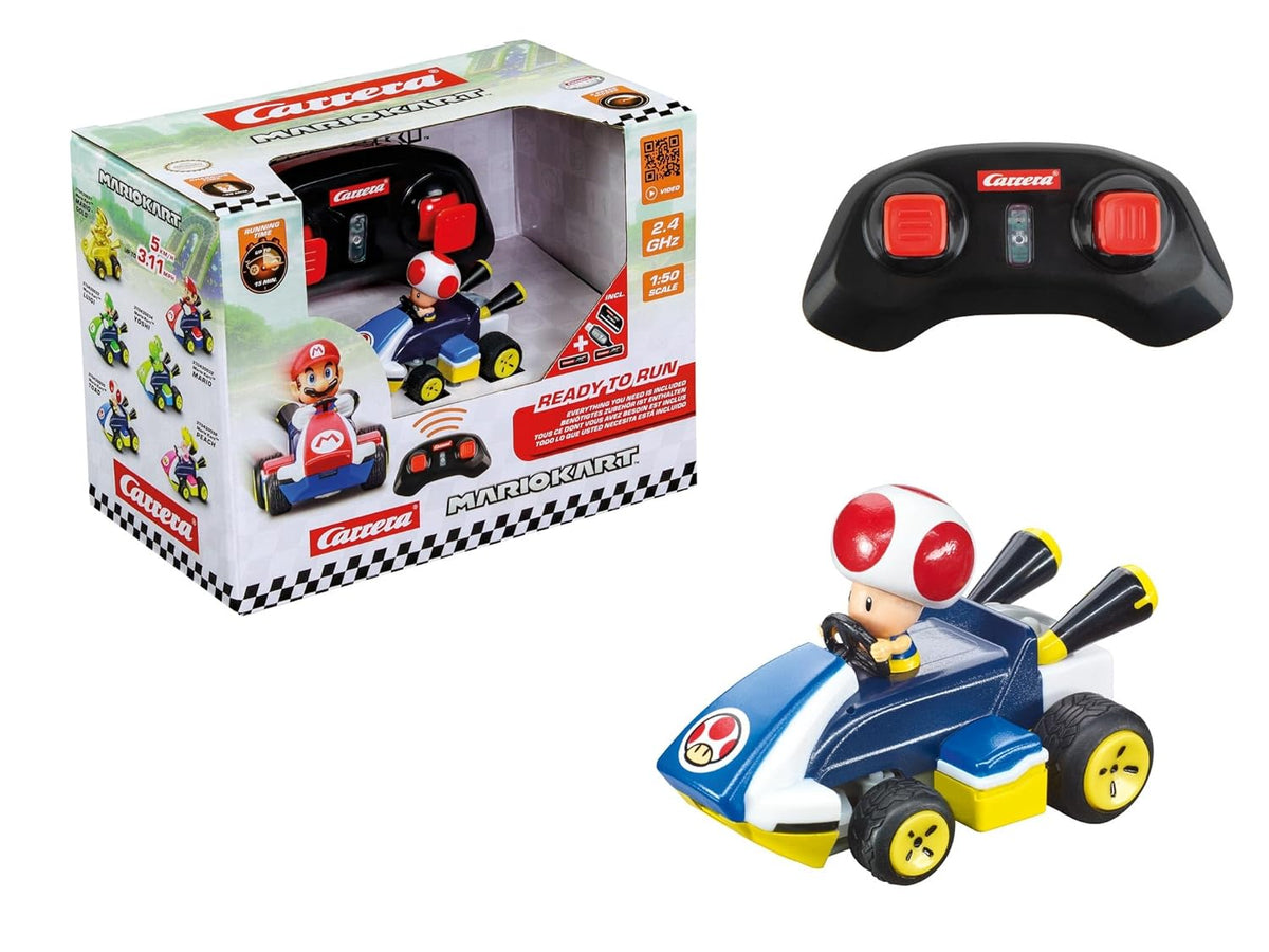 Carrera RC Mario Kart Mini Toad Blue — Ready-to-Run Remote Control Kart — image 1