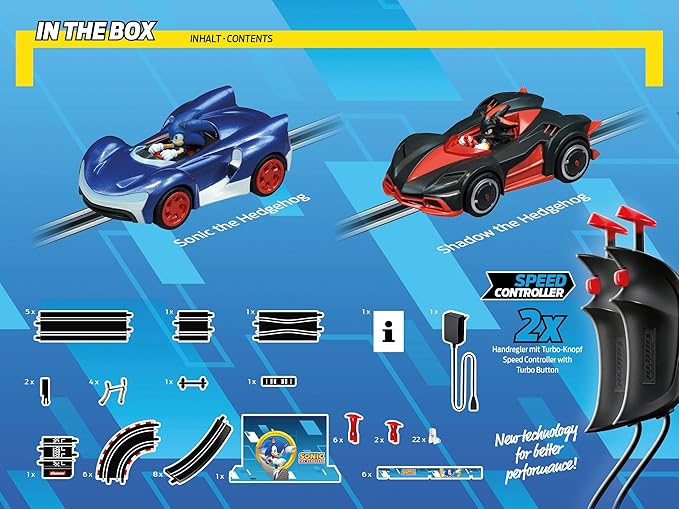 Carrera Sonic The Hedgehog First Year Bluey & Bingo Mario Kart 62566 - Colorland Toys