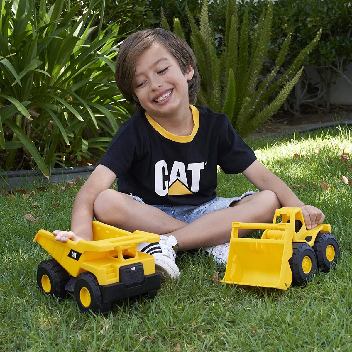 CAT Construction Fleet Dump Truck - Wheel Loader 10in 82046 - Colorland Toys