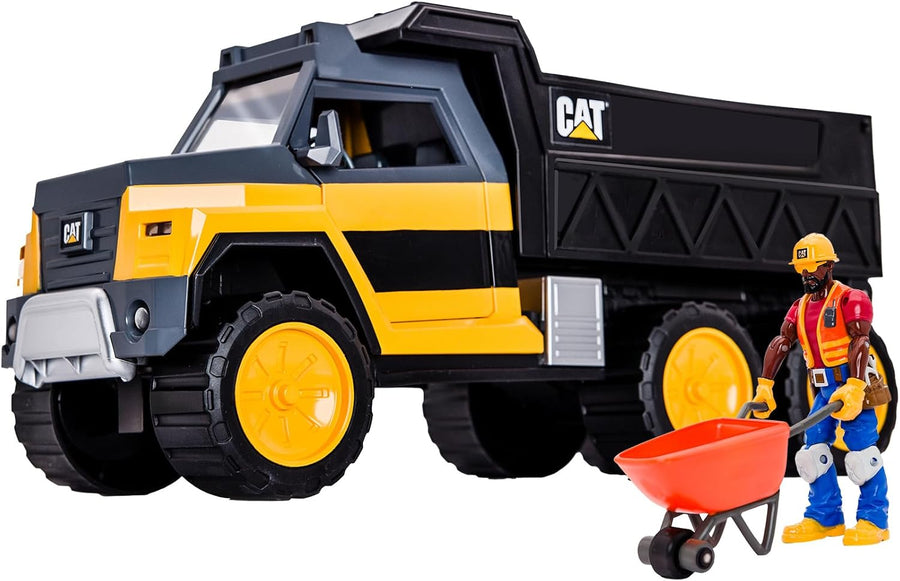CAT Workforce Hauler Action Set 18+ Piece Construction Playset