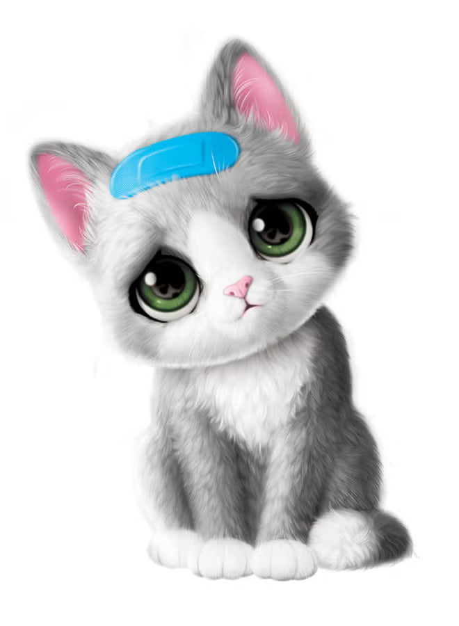 Little Live Pets Ouchies Single Pk Mittens Kitty 26681 — image 3
