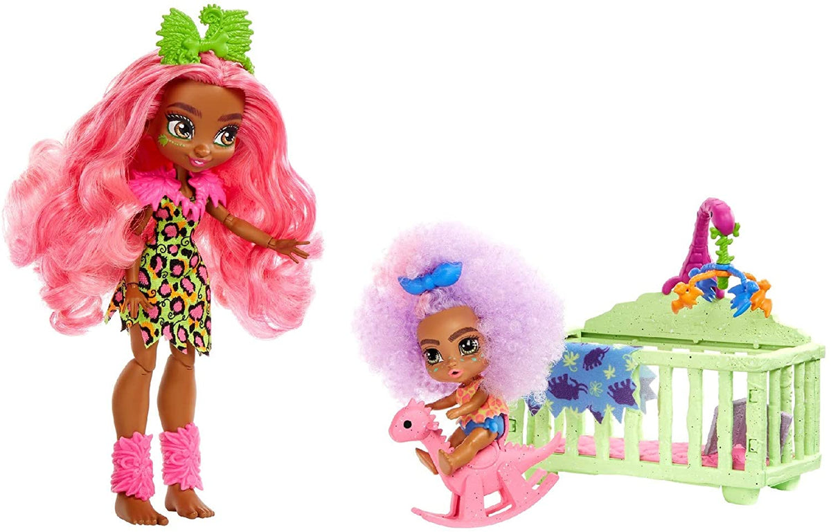 Cave Club Wild About Babysitting Playset with 2 Dolls and Accessories - GNL92 — image 1
