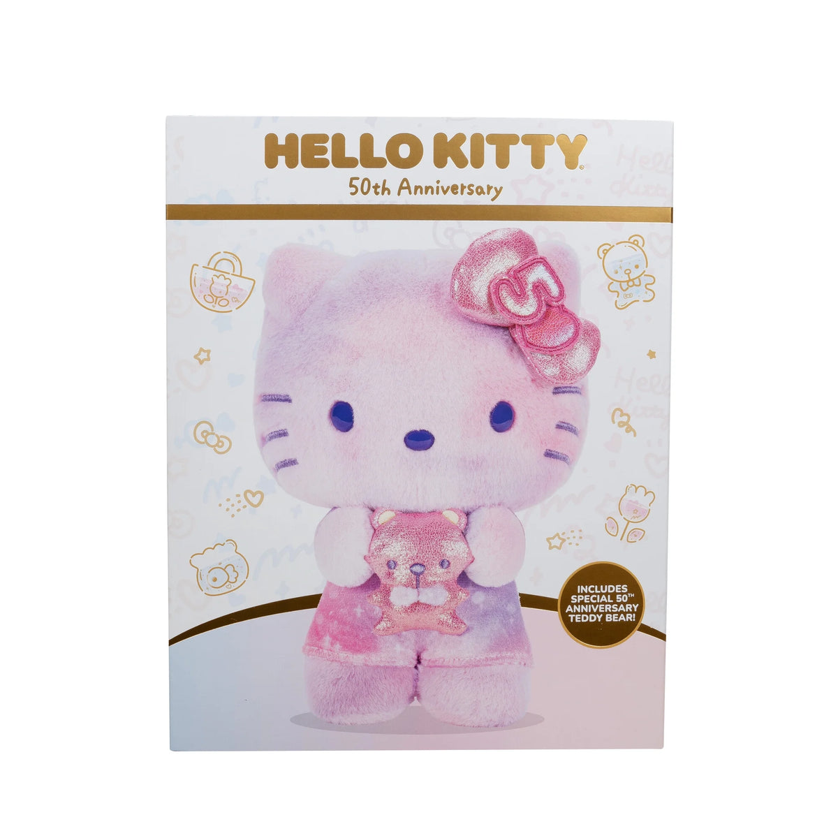 Hello Kitty Ultra Premier 8" Plush 50th Anniversary HKT0211
