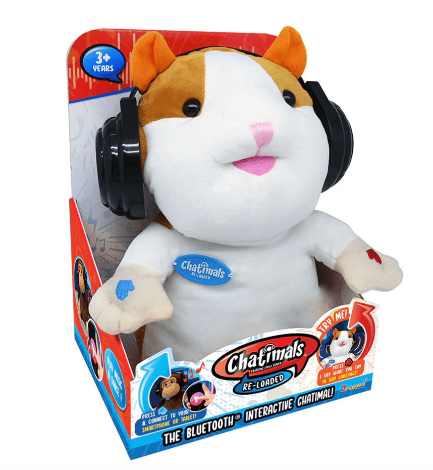 Chatimals Interactive Hamster Plush 80640 - Colorland Toys