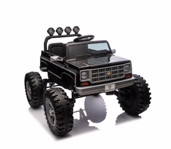 Chevrolet Cheyenne Pick Up 24V 4M kids Ride On Black TR2501 — image 1