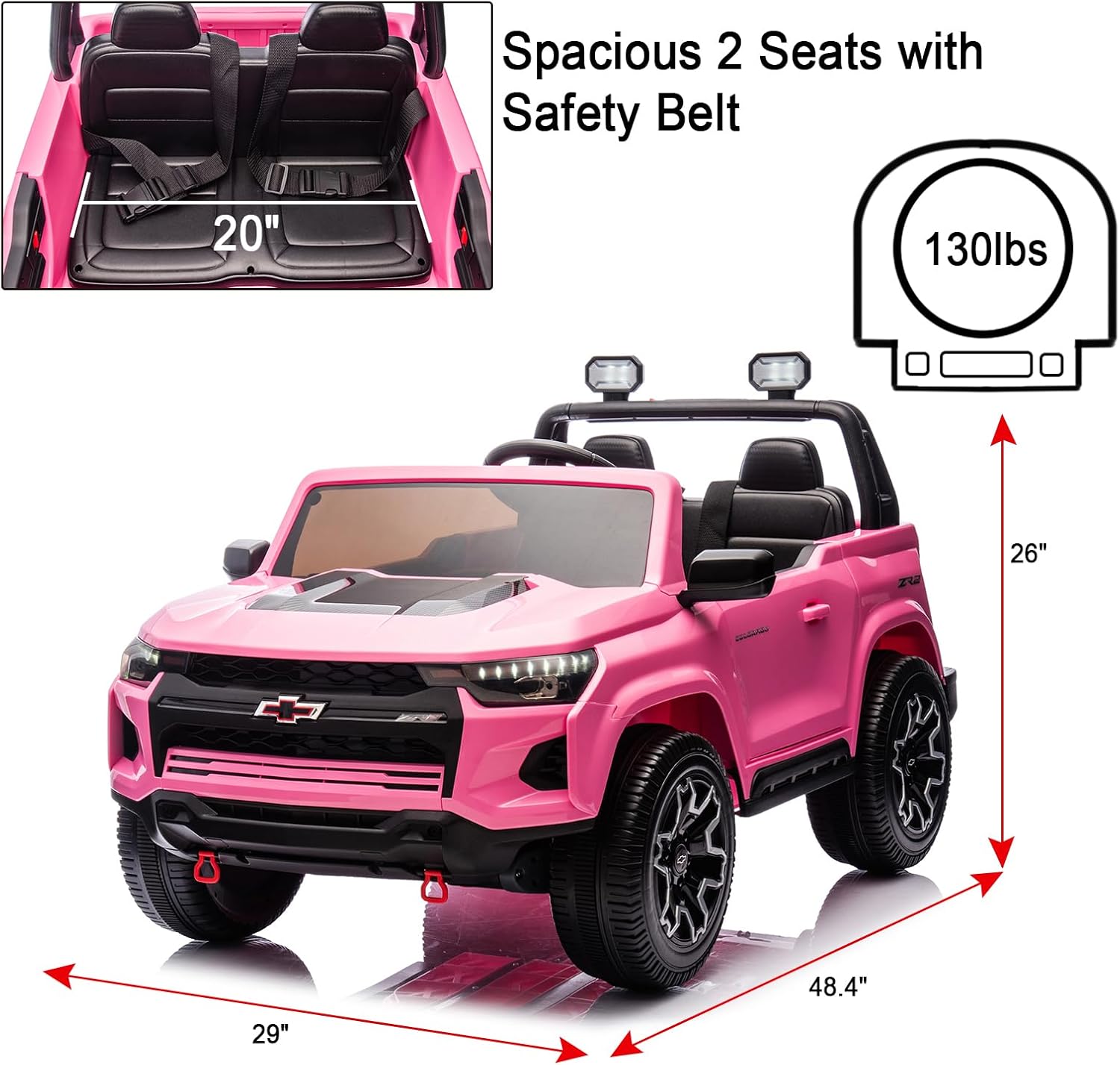 Chevrolet Colorado Ride On Car BBH - 036 - Colorland Toys