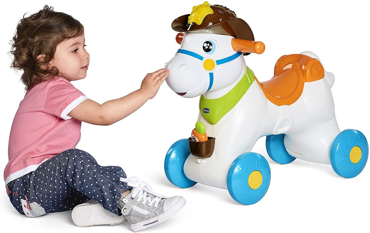 Chicco 3 - in - 1 Baby Rodeo Ride - On Baby Car CH07907 - Colorland Toys