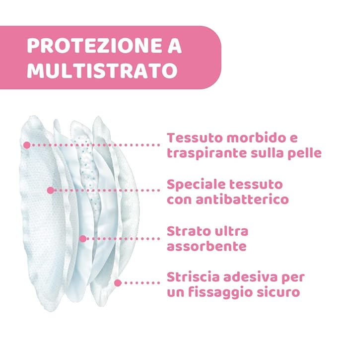 Chicco Antibacterial Breast Pads 30pcs CH61779 — image 2