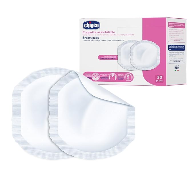 Chicco Antibacterial Breast Pads 30pcs CH61779 - Colorland Toys