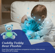 Chicco Baby Bear Night Light (Blue) With Lights & Music CH080152
