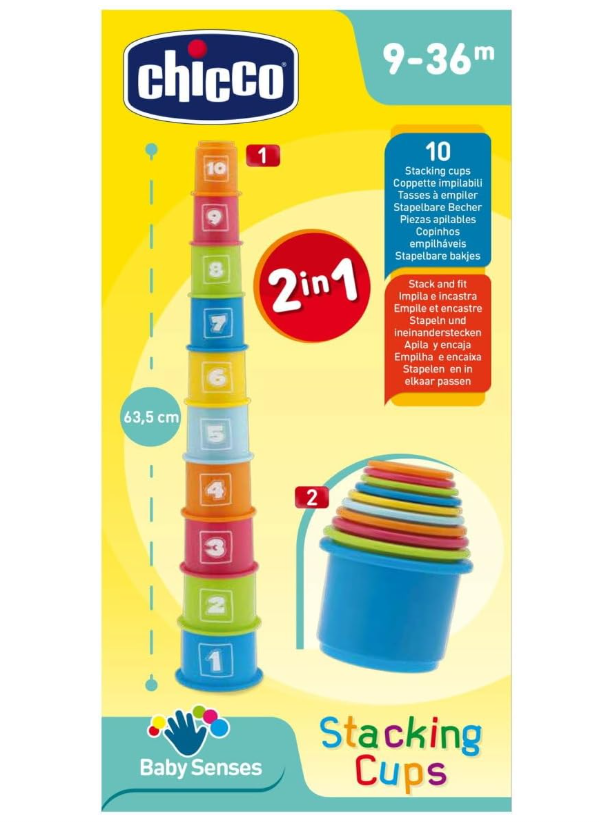 Chicco Stacking Cups Numbers CH07511 - Colorland Toys